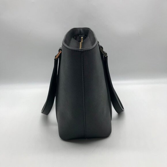 Kate Spade Black Saffiano Leather Cara Shoulder Bag - Picture 4 of 10